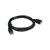 DPM USB-A-VERLÄNGERUNGSKABEL, 1,5 M, SCHWARZ [EN120]