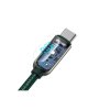 BASEUS-KABEL USB-C - USB-C-DISPLAY, 100 W, 2 M, GRÜN [028762]