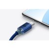 BASEUS CRYSTAL SHINE USB-A-AUF-USB-C-KABEL, 5 A, 100 W, BLAU, 1,2 M [030615]
