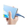 BASEUS CRYSTAL SHINE USB-A-AUF-USB-C-KABEL, 5 A, 100 W, BLAU, 1,2 M [030615]