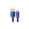 BASEUS CRYSTAL SHINE USB-A-AUF-USB-C-KABEL, 5 A, 100 W, BLAU, 1,2 M [030615]
