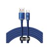 BASEUS CRYSTAL SHINE USB-A-AUF-USB-C-KABEL, 5 A, 100 W, BLAU, 1,2 M [030615]