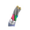 BASEUS CRYSTAL SHINE KABEL USB-A AUF USB-C 5A, 1,2M, LILA [030616]