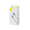 BASEUS CRYSTAL SHINE KABEL USB-A AUF USB-C 5A, 1,2M, LILA [030616]