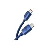 BASEUS CRYSTAL SHINE USB-C-AUF-USB-C-KABEL, 100 W, 1,2 M, BLAU [030621]