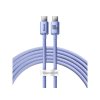 BASEUS CRYSTAL SHINE USB-C-AUF-USB-C-KABEL, 100 W, 1,2 M, LILA [030622]