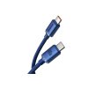 BASEUS CRYSTAL SHINE USB-C-AUF-USB-C-KABEL, 100 W, 2 M BLAU [030624]