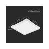 LED-OBERFLÄCHENPANEL MIT NETZTEIL 36W, 4320LM, 2IN1/10-PACK!