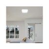 LED-Leuchte 24W, 2500lm, IP44, quadratisch, weißer Rahmen