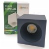 LED Aufbauleuchte CHLOE 7W, 560lm, CCT, eckig, schwarz [SLI043035CCT_PW]