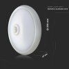 LED-Decken-/Wandleuchte mit Sensor, 12W, CREE-Chip, 4000K, rund, 1+1 gratis!