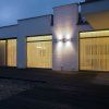 LED-Wandleuchte 9W, 850lm UP&DOWN, grau, IP65/2-PACK!
