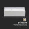 LED-Wandleuchte 9W 850LM UP&DOWN grau IP65/2-PACK!
