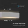 LED-Wandleuchte 9W 850LM UP&DOWN grau IP65/2-PACK!