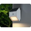 LED-Solar-Wandleuchte mit Sensor 2,5 W, 300 lm, CCT, weiß