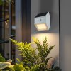 LED-Solar-Wandleuchte mit Sensor 2,5W, 300lm, CCT, weiß