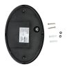 ✾ LED DOME LIGHT Decken-/Wandleuchte oval, 12 W, 840 lm, schwarz, 1+2 gratis!