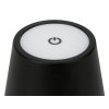 ✾ Tischleuchte TAZA 3,5W, 400lm, CCT, IP54, wiederaufladbar, 2x2000mAh, schwarz, 1+3 gratis! [203853]