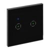 Smart-Schalter schwarz (2 Kanäle) 10A Tuya Smart [OR-SH-17201/B]
