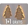 LED-Wanddekoration Weihnachtsbaum 24xLED, 1+1 gratis! [1V260]