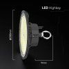LED HIGHBAY 200W, 27000lm, 90°, IP65