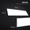 LED-Aufbaupanel mit Netzteil, 40W, 4400lm, 120x30 cm, Cree-Chip