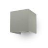 LED-Wandleuchte 11W, 1360lm, quadratisch, grau