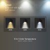 LED-Solarwandleuchte mit PIR-Sensor, 9 W, 800 lm, CCT, IP65, schwarz