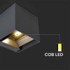 LED-Solarwandleuchte mit PIR-Sensor, 9 W, 800 lm, CCT, IP65, schwarz