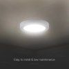 Einbau-LED-Panel mit Netzteil, 6W, 630lm, Backlit, rund, 1+1 gratis!