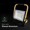 LED-Scheinwerfer mit klappbarem Stativ, 50W, 4270lm, Kabel mit Stecker, CREE-Chip/2-PACK!