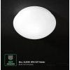 2 x E27 -Deckenleuchte mit Mikrowellensensor +2 x LED-Glühbirne - vergünstigte Verpackung!