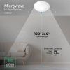 2 x E27 -Deckenleuchte mit Mikrowellensensor +2 x LED-Glühbirne - vergünstigte Verpackung!