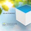 LED-Solarwandleuchte mit PIR-Sensor, 9W, 800lm, CCT, weiß, 1+1 gratis!