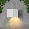 LED-Solarwandleuchte mit PIR-Sensor, 9W, 800lm, CCT, weiß, 1+1 gratis!