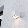 LED-Solarwandleuchte mit PIR-Sensor, 9W, 800lm, CCT, weiß, 1+1 gratis!