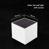 LED-Solarwandleuchte mit PIR-Sensor, 9W, 800lm, CCT, weiß, 1+1 gratis!
