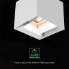 LED-Solarwandleuchte mit PIR-Sensor, 9W, 800lm, CCT, weiß, 1+1 gratis!