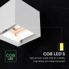 LED-Solarwandleuchte mit PIR-Sensor, 9W, 800lm, CCT, weiß, 1+1 gratis!