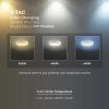 Einbau-LED-Panel mit Netzteil, 12W, 1320lm, Farbwechsel 3000K/4000K/6500K, rund