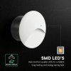 LED-Einbauleuchte für Treppen, 3W, 230lm, rund