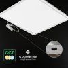 LED-Panel mit Netzteil, 40W, 4800lm, CCT-Farbwechsel, quadratisch, 4+6 gratis!