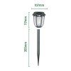 Solar-LED-Leuchte mit Sensor, 1W, 2700K, IP44 [SLI055006]