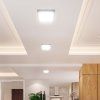 Aufbau-LED-Panel mit Netzteil, 6W, 630lm, CCT, Backlit, quadratisch