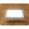 Aufbau-LED-Panel mit Netzteil, 6W, 630lm, CCT, Backlit, quadratisch