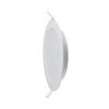 Einbau-LED-Panel mit Netzteil, 24 W, 2640 lm, CCT, Backlit, rund