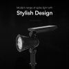LED-Solar-Steckleuchte, 2 W, 180 lm, 50°, schwarz