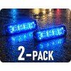 LED-Warnleuchte 4-LED, blau, 12-24V/2-PACK! [LW0034]