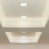 LED-Einbaupaneel mit Netzteil, 12W, 1320lm, Backlit, quadratisch, 1+1 gratis!