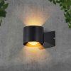 LED-Wandleuchte 5 W, 465 lm, UP&DOWN, IP65, schwarz